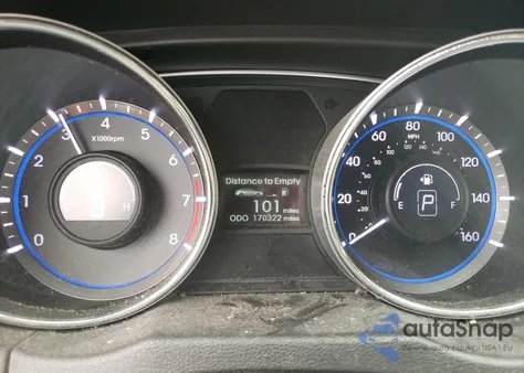 2014 Hyundai Sonata Gls z USA, uszkodzony, nr VIN 5NPEB4ACXEH843679